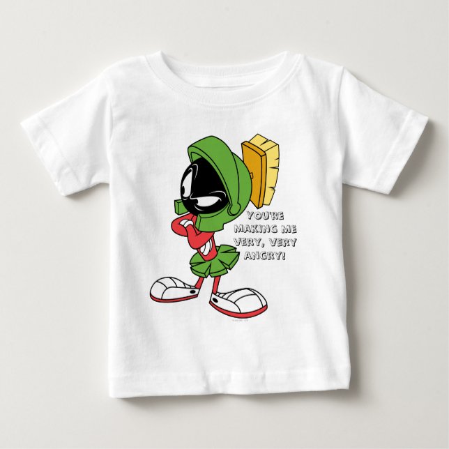 Camiseta Para Bebê MARVIN THE MARTIAN™ Annoyed (Frente)