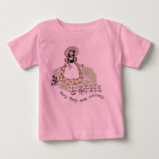 Camiseta Para Bebê Mary, Mary, Pelo Contrário (Frente)
