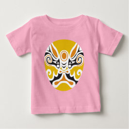 Camiseta Para Bebê Máscara de Ópera chinesa da coleção Mascarata™
