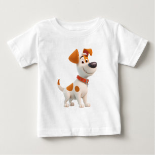 Camiseta Para Bebê Mascote Cachorro – Cachorrinho Cartoon Fofo para C