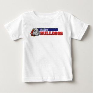 Camiseta Para Bebê Mason Bulldog #3
