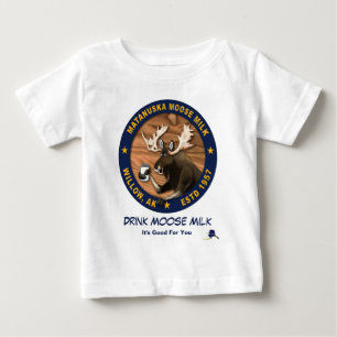 Camiseta Para Bebê Matanuska Moose Milk