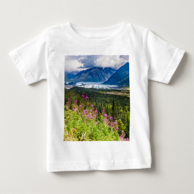 Camiseta Para Bebê Matanuska Valley, Southcentral Alaska (Frente)