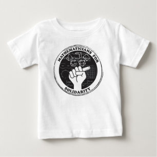 Camiseta Para Bebê Matemáticos para a t-shirt do Solidariedade - Bebê
