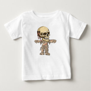 Camiseta Para Bebê Maternidade com esqueleto, esqueleto dançante
