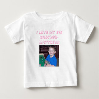 Camiseta Para Bebê matt, eu adoro o meu grande irmão Matthew!
