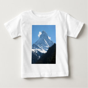 Camiseta Para Bebê Matterhorn, a montanha suíça a mais alta