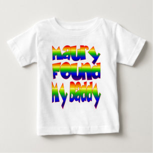 Camiseta Para Bebê Maury encontrou meu t-shirt do pai