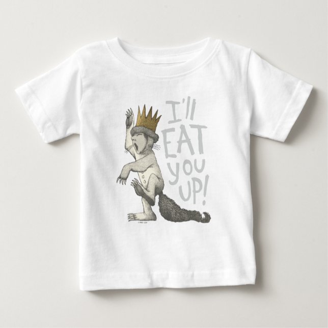 Camiseta Para Bebê Max | Eu vou te comer! (Frente)