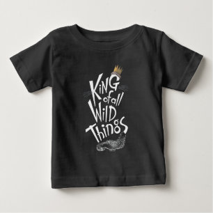 Camiseta Para Bebê Máx.   O Rei de Todas as Coisas Selvagens