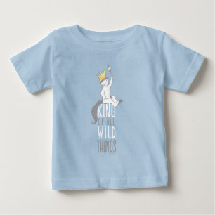 Camiseta Para Bebê Máx.   O Rei de Todas as Coisas Selvagens