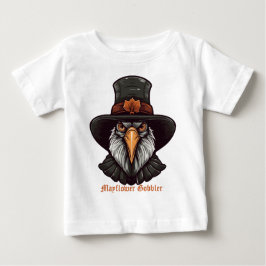 Camiseta Para Bebê Mayflower Gobbler