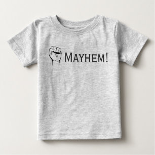 Camiseta Para Bebê Mayhem!
