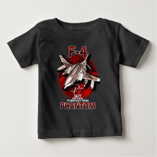 Camiseta Para Bebê McDonnell F-4 Phantom apelidado Rhino foi embora, 
