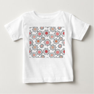 Camiseta Para Bebê MCM Flores 