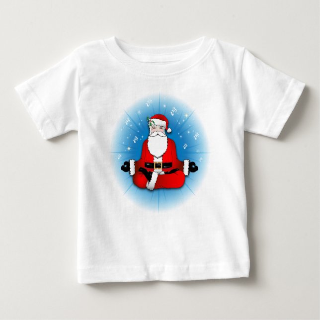 Camiseta Para Bebê Meditação Santas (Frente)