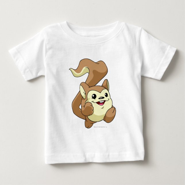 Camiseta Para Bebê Meerca Brown (Frente)