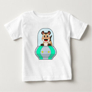 Camiseta Para Bebê Meerkat com Submarino