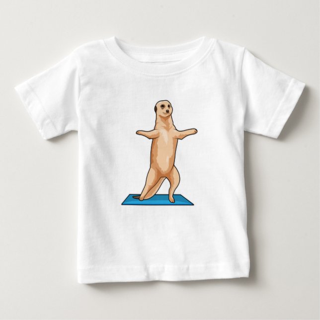 Camiseta Para Bebê Meerkat no exercício de estresse da Malhação (Frente)