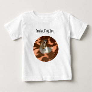 Camiseta Para Bebê Meerkat Siblings, Baby Tshirt