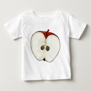 Camiseta Para Bebê Meio Apple