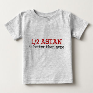 Camiseta Para Bebê Meio asiático