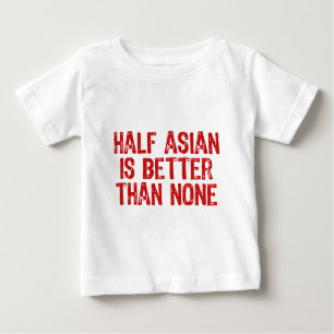 Camiseta Para Bebê Meio asiático