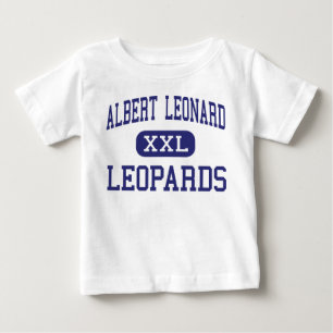 Camiseta Para Bebê Meio New Rochelle dos leopardos de Albert Leonard