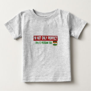 Camiseta Para Bebê Meio Persa/Índio