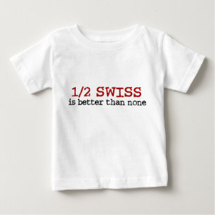 Camiseta Para Bebê Meio suíço