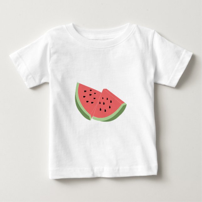 Camiseta Para Bebê Melancia (Frente)