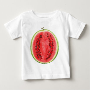 Camiseta Para Bebê Melancia cortada