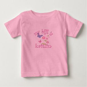 Camiseta Para Bebê melhor amigo para o kaitlin da vida