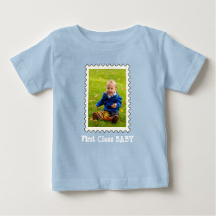 Camiseta Para Bebê Melhor Bebê de primeira classe Foto já personaliza