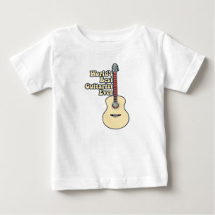 Camiseta Para Bebê Melhor guitarrista do mundo de todos os tempos. ci