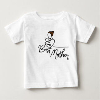 Camiseta Para Bebê Melhor Mãe