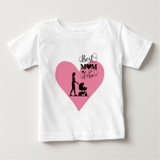 Camiseta Para Bebê "Melhor Mãe do Mundo – Momentos de Coração"