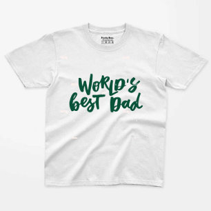 Camiseta Para Bebê Melhor Pai do Word