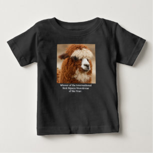 Camiseta Para Bebê Melhor Sobrancelha Única de Alpaca