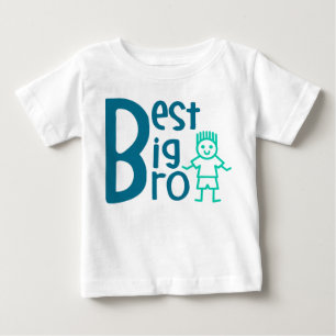 Camiseta Para Bebê Melhor T-shirt de Criança Big Bro