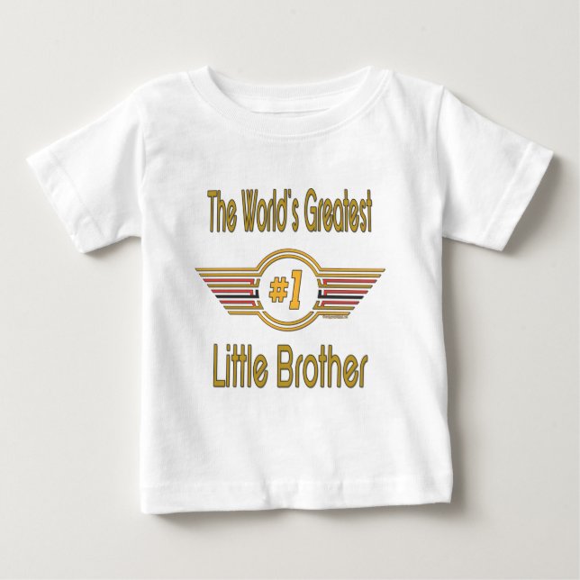 Camiseta Para Bebê Melhores presentes para irmãos (Frente)