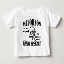Camiseta Para Bebê Melodeon, Congelamento Cerebral