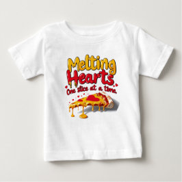 Camiseta Para Bebê Melting Hearts, One Slice at a Time T-shirt