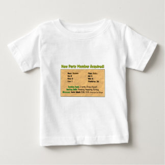 Camiseta Para Bebê Membro de partido novo!
