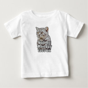 Camiseta Para Bebê Meme engraçado de gato para amantes de gatinhos e 