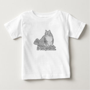 Camiseta Para Bebê Meme engraçado de gato zangado para amantes de gat