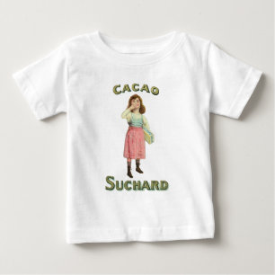 Camiseta Para Bebê Menina Açúcar Beijo de Chocolate Vitoriana