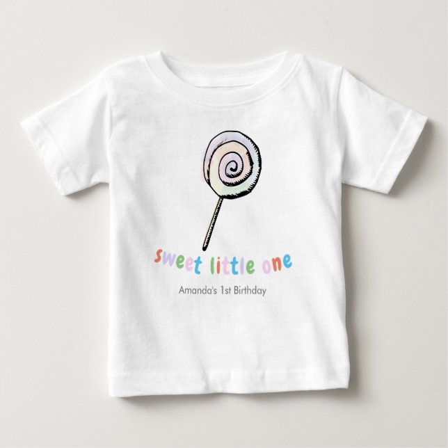 Camiseta Para Bebê Menina Bebê Querida Personalizada Crianças (Frente)