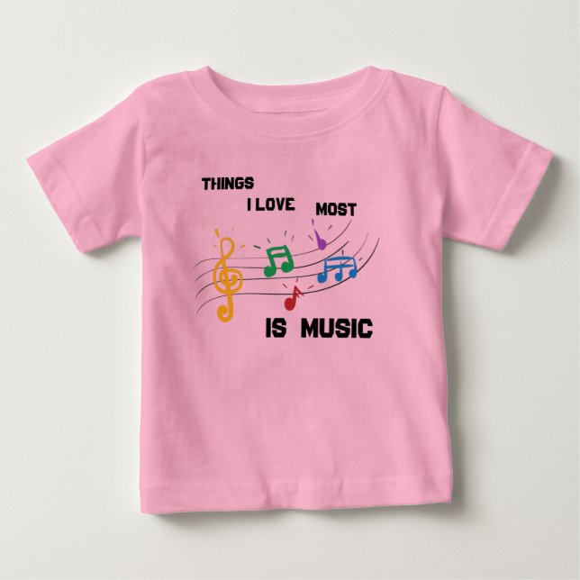Camiseta Para Bebê Menina Bebê Rosa (Frente)