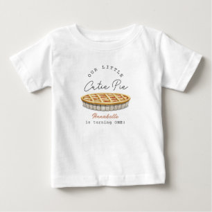 Camiseta Para Bebê Menina Bela 1º Aniversário